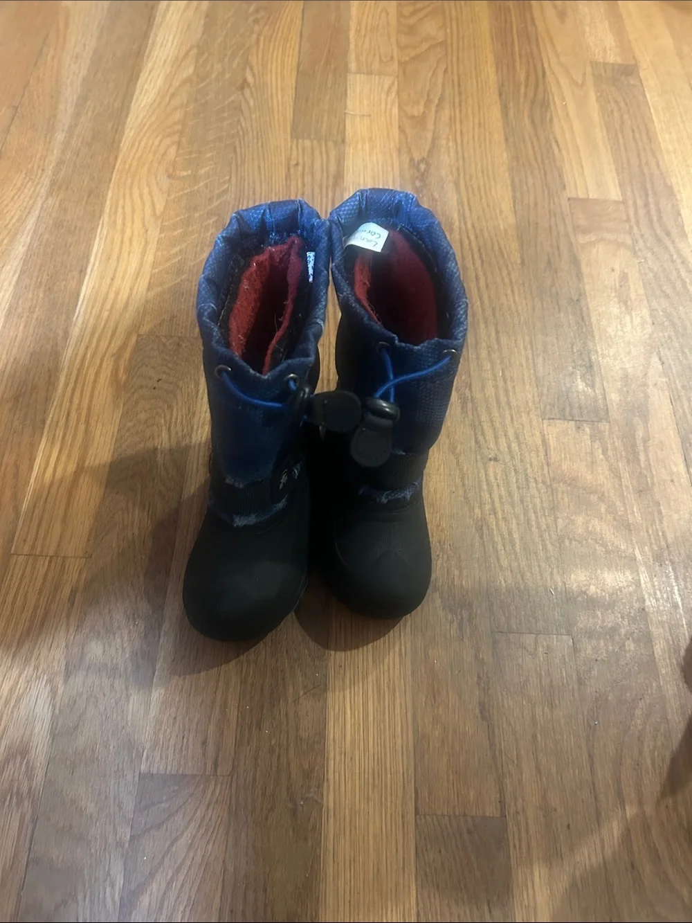 Kamik Navy and Black Kids' Waterproof Snow Boots
